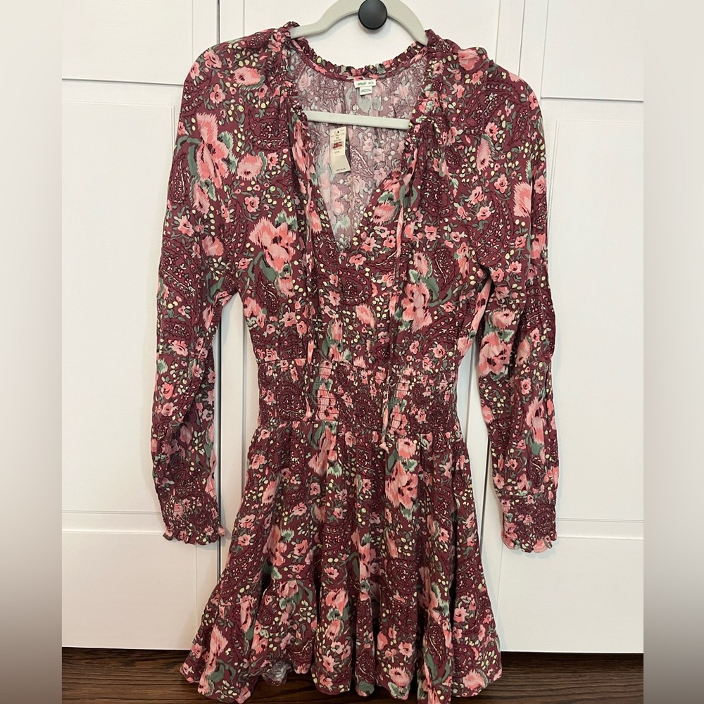 Aerie NWT Long Sleeve Dress